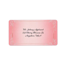 Bubblegum Blush Wedding  Etiket