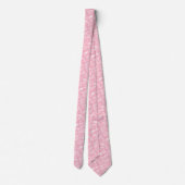 Bubblegum Botanische Batik Stropdas (Achterkant)