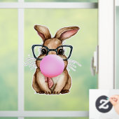 Bubblegum Bunny Raamsticker (Huis)