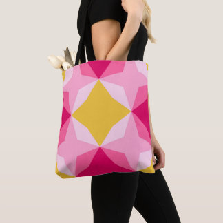 Bubblegum Diamond-motief Tote Bag