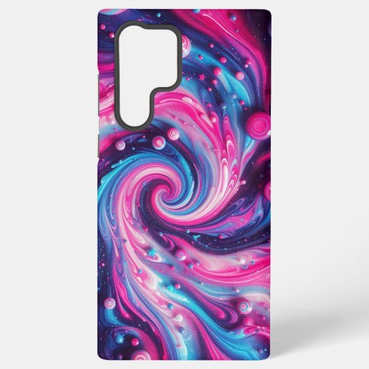 Bubblegum Galaxy - Kosmische Twist Samsung Galaxy Hoesje (Achterkant)
