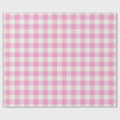Bubblegum Gingham - Wrapping Paper Cadeaupapier (Vlak)