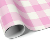 Bubblegum Gingham - Wrapping Paper Cadeaupapier (Rol Hoek)