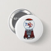 BubbleGum Goldfish Ronde Button 5,7 Cm (Voorkant /achterkant)