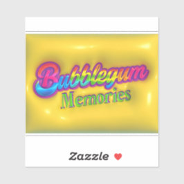 Bubblegum-herinneringen Sticker