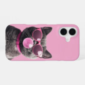 Bubblegum Kat Hoesje iPhone 16 Hoesje (Achterkant horizontaal)