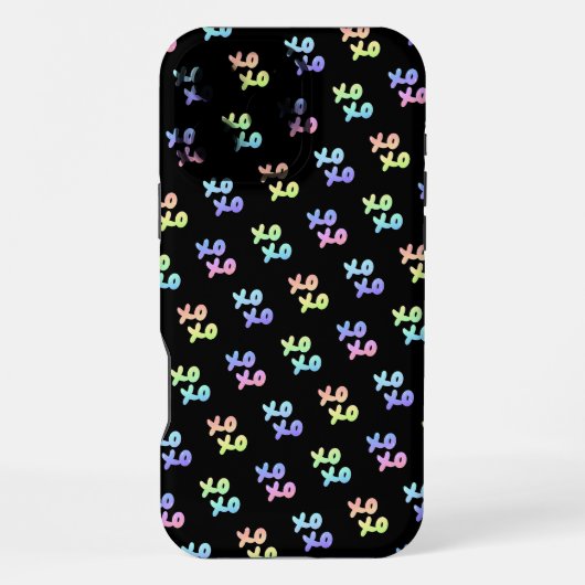 Bubblegum Kleurrijke Glass Heart Balloon Valentijn iPhone Hoesje (Achterkant)