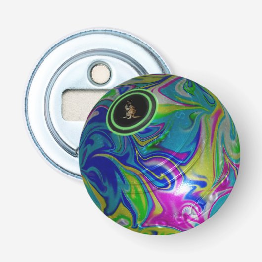 Bubblegum Lawn Bowl, Magnetic Bottle Opener (Voorkant)