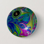 Bubblegum Lawn Bowl, Round Badge Ronde Button 5,7 Cm (Voorkant)
