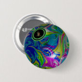 Bubblegum Lawn Bowl, Round Badge Ronde Button 5,7 Cm (Voorkant /achterkant)