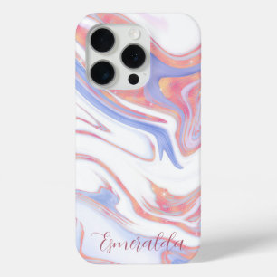 Bubblegum Marmer iPhone 15 Pro Case