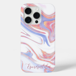 Bubblegum Marmer  iPhone 15 Pro Case