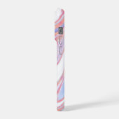 Bubblegum Marmer iPhone Hoesje (Linkerkant)