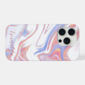 Bubblegum Marmer iPhone Hoesje (Achterkant horizontaal)