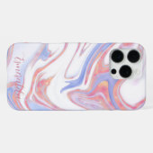 Bubblegum Marmer  iPhone Hoesje (Achterkant horizontaal)