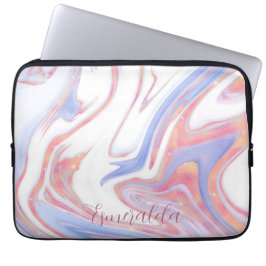 Bubblegum Marmer  Laptop Sleeve