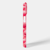 Bubblegum Pink 3D Bubbles iPhone Case Design (Achterkant / Rechts)