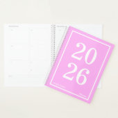 Bubblegum Pink Big Year Large Planner (Display)