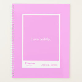 Bubblegum Pink Block Quote | Fully Customizable Planner