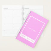 Bubblegum Pink Block Quote | Fully Customizable Planner (Display)
