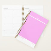 Bubblegum Pink Minimalist Planner (Display)
