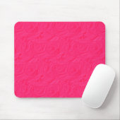 BUBBLEGUM PINK MOUSEPAD, met reliëf getextureerde Muismat (Met muis)