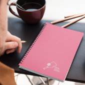 Bubblegum Pink Pickleball Personal Weekly Planner