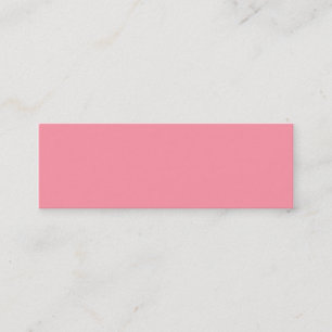 Bubblegum Pink Trend Color Gepersonaliseerd Sjablo Mini Visitekaartje