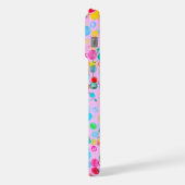 Bubblegum Polka Dot Pixly Case-Mate iPhone Hoesje 15 Pro Max Case (Linkerkant)