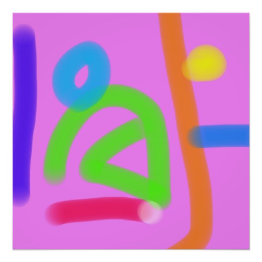 Bubblegum Rhythm Foto Afdruk (Voorkant)