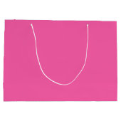 Bubblegum Roze Baby shower Gift Bag Groot Cadeauzakje (Achterkant)