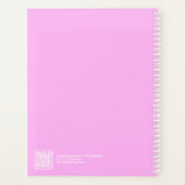 Bubblegum Roze Blokcitaat | Volledig Aanpasbaar Planner (Achterkant)