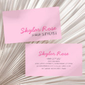 Bubblegum Roze en Hot Roze Girly Cute Visitekaartje