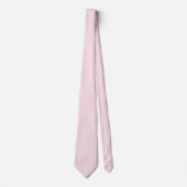 Bubblegum Roze en Lavendel Blush Gingham Patroon Stropdas (Voorkant)