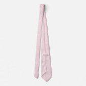 Bubblegum Roze en Lavendel Blush Gingham Patroon Stropdas (Achterkant)