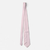 Bubblegum Roze en Lavendel Blush Gingham Patroon Stropdas (Achterkant)