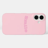 Bubblegum roze en lekkere effen kleur Case-Mate iPhone case (Achterkant (horizontaal))