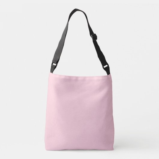 Bubblegum roze  en lekkere effen kleur crossbody tas (Achterkant)