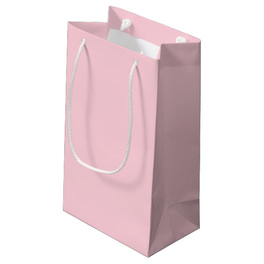 Bubblegum roze  en lekkere effen kleur klein cadeauzakje (Achterkant Gekanteld)