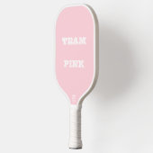 Bubblegum roze  en lekkere effen kleur pickleball paddle (Links)