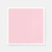 Bubblegum roze  en lekkere effen kleur servet (Voorkant)
