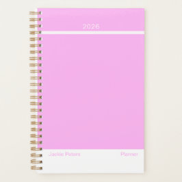 Bubblegum Roze Minimalistische Planner