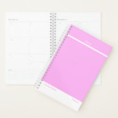 Bubblegum Roze Minimalistische Planner (Display)