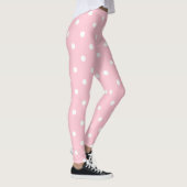 Bubblegum roze pokadots leggings (Rechts)
