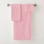 Bubblegum Roze Stevige Kleur Bad Handdoek (Insitu)