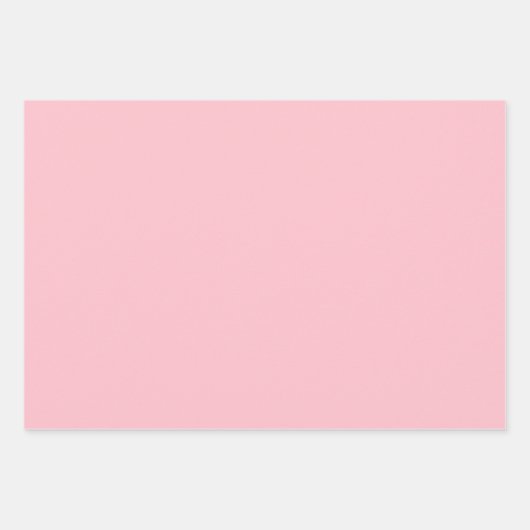 Bubblegum Roze Stevige Kleur Inpakpapier Vel (Voorkant 2)