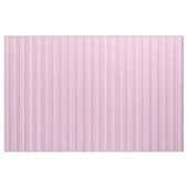 Bubblegum roze & witte strepen stof (Yard (91,4 cm))
