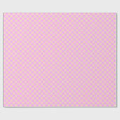 Bubblegum & Soft Peach Checkerboard Cadeaupapier (Vlak)