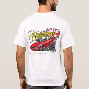 'Bubblegum' T-shirt - voor- en achterontwerp