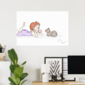 Bubblegum-Tails & Tots Poster (Thuiskantoor)